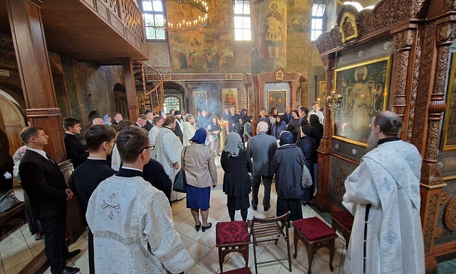 В Сретенском монастыре Москвы состоялось отпевание Н.Н. Добронравова