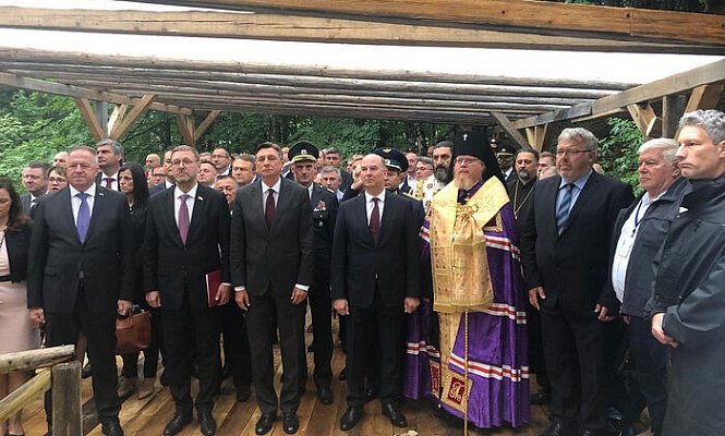 Делегация Русской Церкви приняла участие в церемонии поминовения русских военнопленных, погибших в Словении в годы Первой мировой войны
