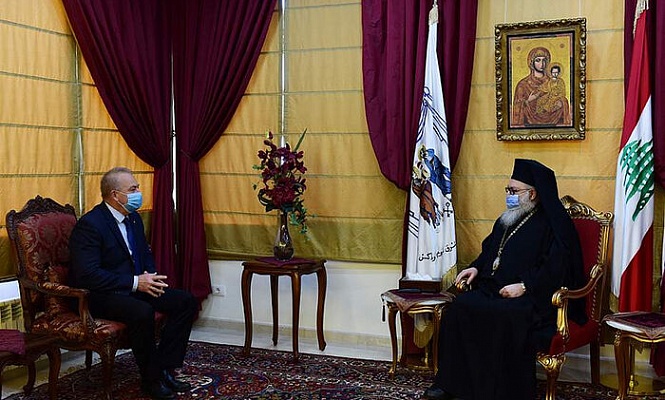 Патриарх Антиохийский Иоанн встретился с послом России в Ливане
