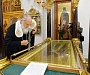 Святейший Патриарх Кирилл посетил Калужскую Свято-Тихонову пустынь