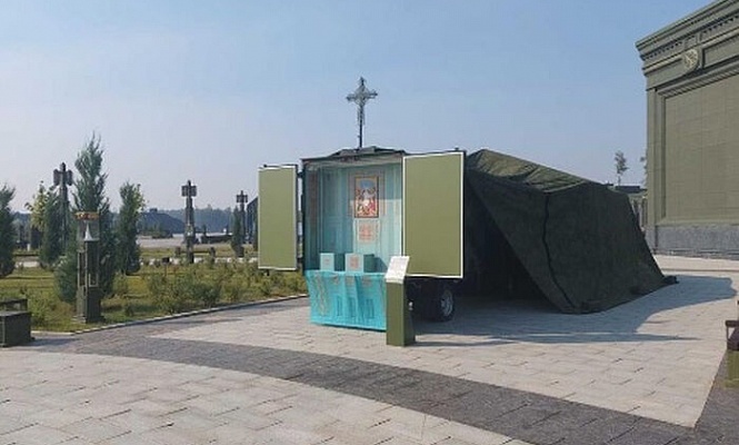 Для военнослужащих ВС РФ создадут мобильные полевые храмы на базе УАЗ «Патриот»