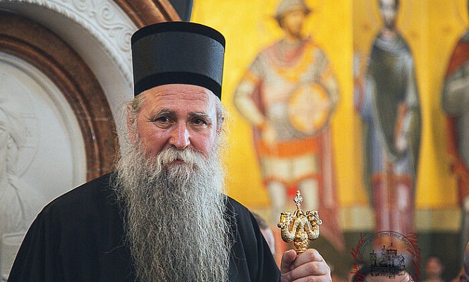 Святейший Патриарх Кирилл поздравил митрополита Черногорско-Приморского Иоанникия с интронизацией