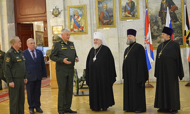 Митрополит Ставропольский Кирилл посетил Военную академию Генерального штаба Вооруженных сил России