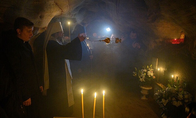 Заупокойную литию отслужили в Печорах в день памяти старца Иоанна Крестьянкина