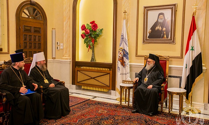 Управляющий делами Украинской Православной Церкви встретился с Патриархом Антиохийским Иоанном Х