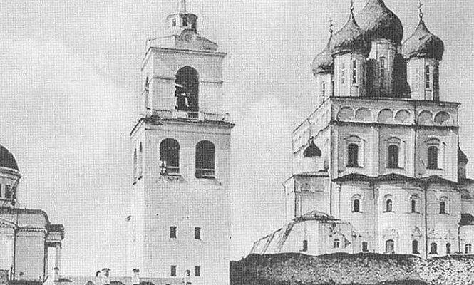 Продолжается комплексное исследование Троицкого собора Псковского кремля