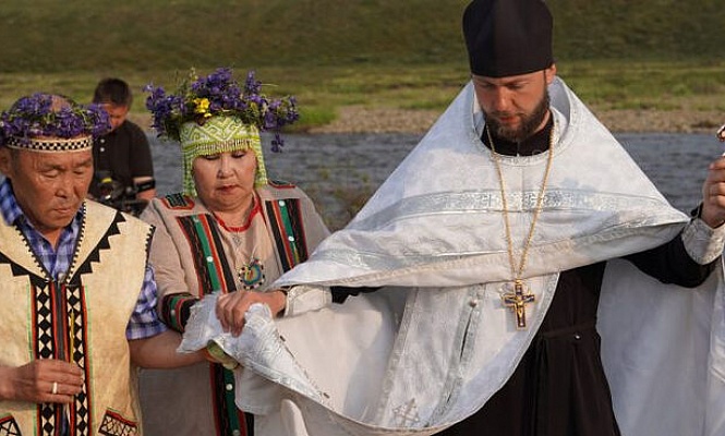 Впервые в новейшей истории Якутской епархии совершены богослужения в эвенском оленеводческом стане
