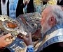 Состоялось принесение в Киев Плащаницы Пресвятой Богородицы из Иерусалима