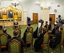 Святейший Патриарх Кирилл встретился с победителями и призерами I и II Общероссийских олимпиад по богословию