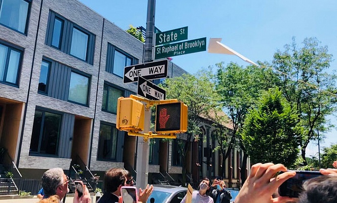 В Нью-Йорке появилась улица в честь православного святого