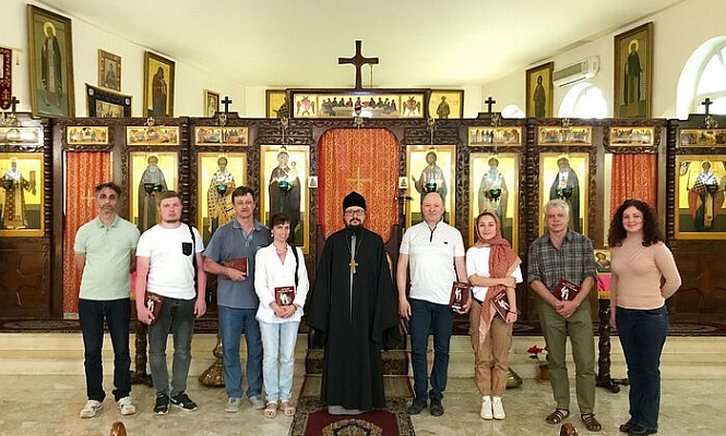 Российские археологи и реставраторы посетили Представительство Русской Православной Церкви в Дамаске