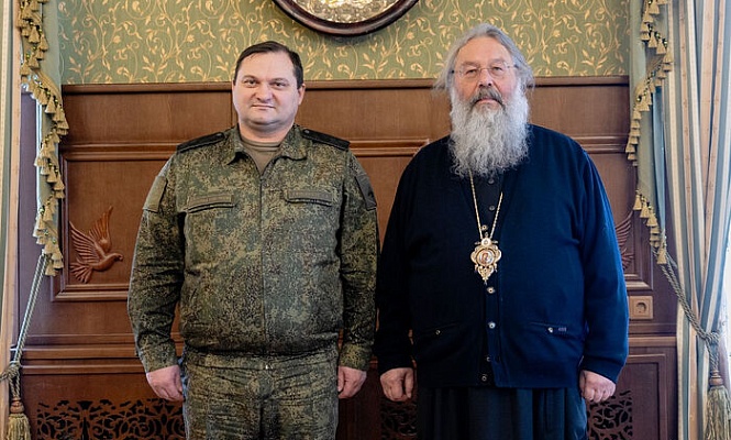 Состоялась встреча главы Татарстанской митрополии и заместителя командующего войсками Центрального военного округа